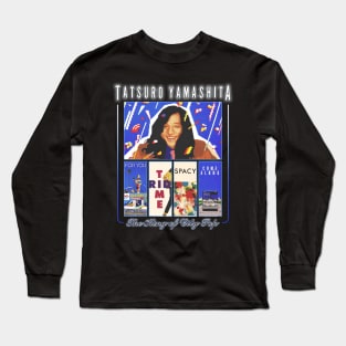 Tatsuro Yamashita / King of City Pop Fanart Design Long Sleeve T-Shirt